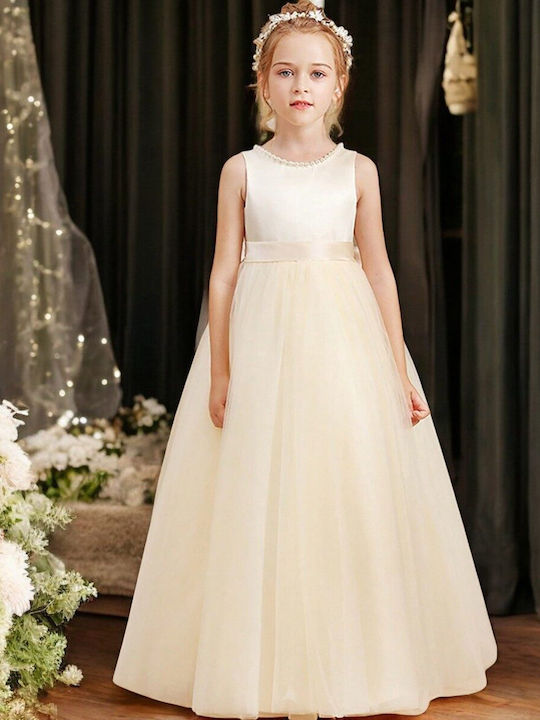 Kinderkleid Ärmellos White
