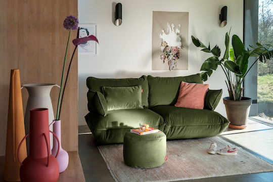 Fatboy Μαξιλάρι King Velvet Recycled Deep Green 40x66εκ.