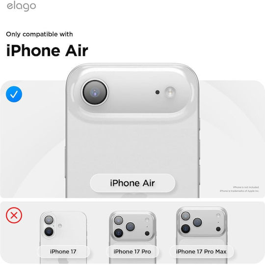Elago Back Cover Σιλικόνης Ροζ (iPhone Air)