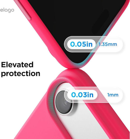 Elago Back Cover Σιλικόνης Ροζ (iPhone Air)
