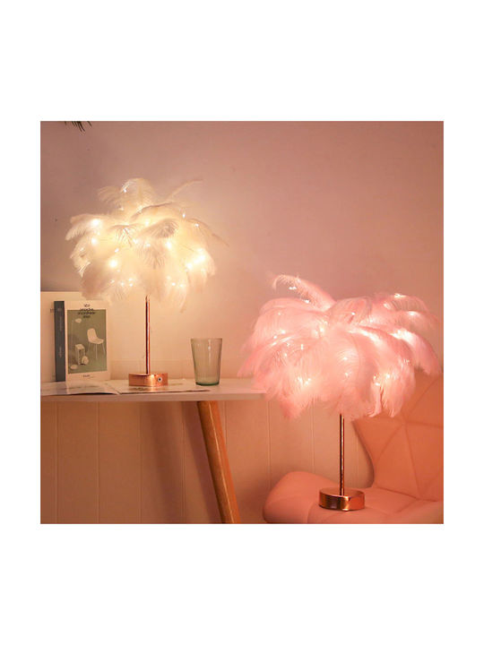 Decorative Lamp Pink 96pcs