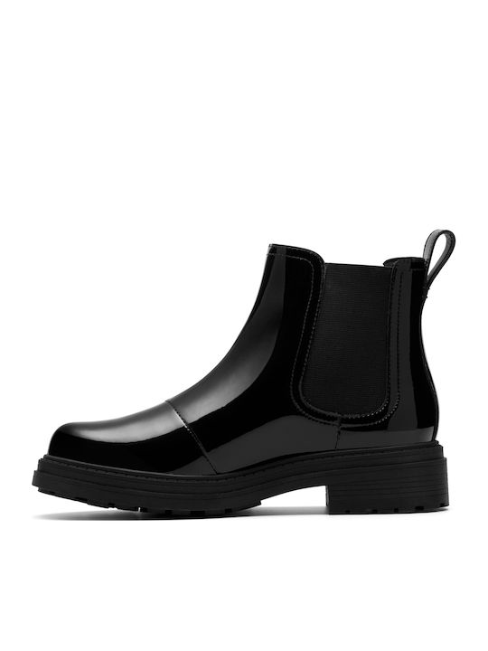 Lane Stiefeletten Damen aus Lackleder Schwarz