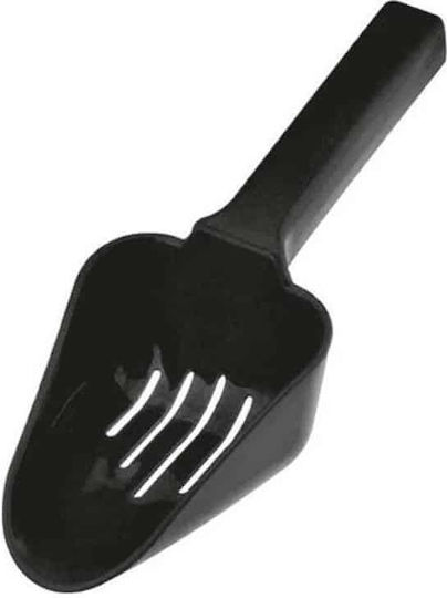Plastic Black Perforated Ice Scoop 01418
