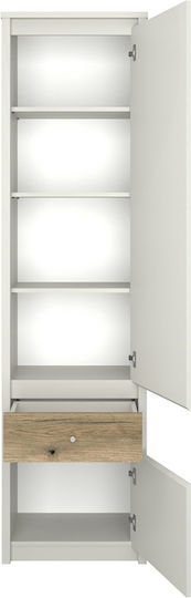 Βιβλιοθήκη Karin 2d1s Μπεζ 56x36.5x210.5εκ. Βιβλιοθήκη Karin 2d1s Μπεζ 56x36.5x210.5εκ.