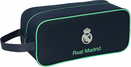Real Madrid Текстилен Калъф в Син Цвят 34x15x14см Real Madrid Текстилен Калъф в Син Цвят 34x15x14см