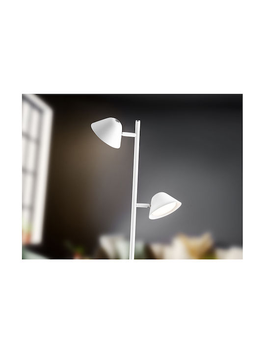 Taros LED Floor Lamp H160xW33cm. with Warm White Light 1800lm White