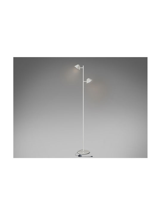 Taros LED Floor Lamp H160xW33cm. with Warm White Light 1800lm White