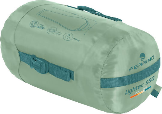 Ferrino Sleeping Bag Μονό Καλοκαιρινό Lightech 550 Left Zip