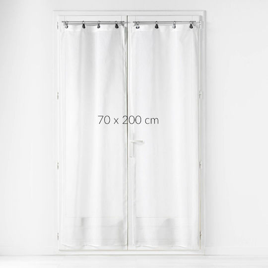 Douceur d'Intérieur με Τρουκς Λευκή 70x200εκ.