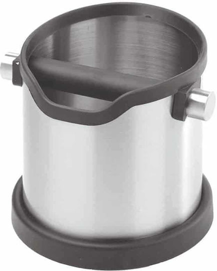 Coffee Grounds Container Abs Silicone 16x17cm Black Matte