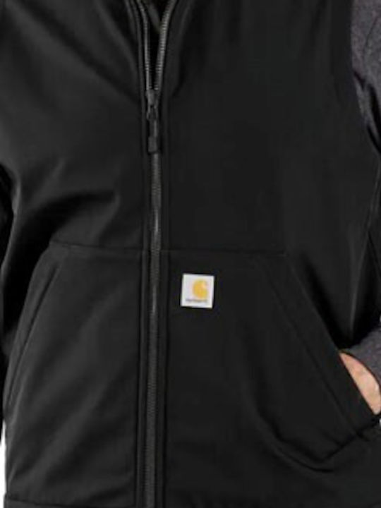 Αμάνικο Μπουφάν Softshell Αδιάβροχο και Αντιανεμικό Μαύρο