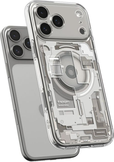 Spigen Ultra Hybrid MagSafe Zero One Umschlag Rückseite Kunststoff / Silikon 2mm Natural Titanium (iPhone 17 Pro Max)