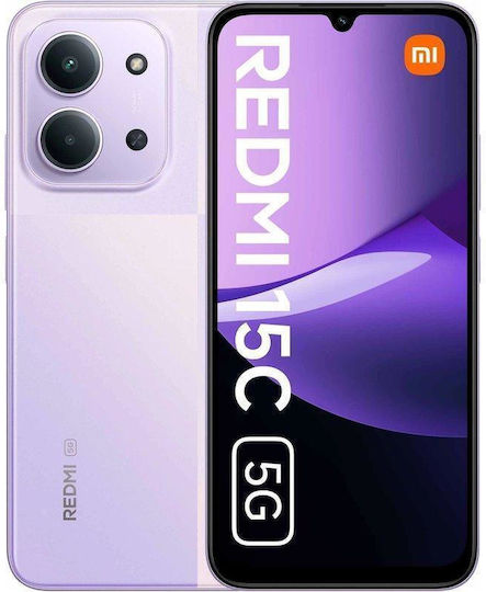 Xiaomi Redmi 15C 5G Dual SIM (4/256GB) Лилав