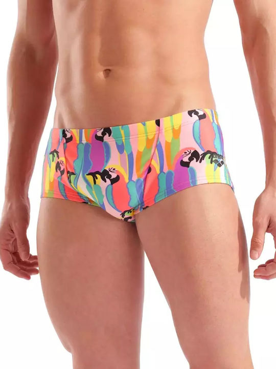 Waist Short Men's Swimwear Shorts Multicolour Floral