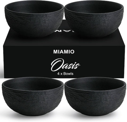 Miamio Купа за сервиране Кръгла Керамика Черен с диаметър 15бр 4бр