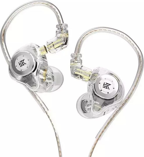 KZ Ακουστικά Ψείρες In Ear Edx Pro με Bluetooth Διάφανα