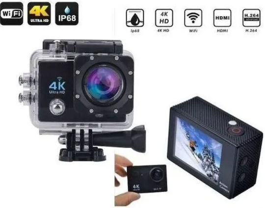 Andowl QY-O7K Action Camera HD (720p) και Wi-Fi Μαύρη