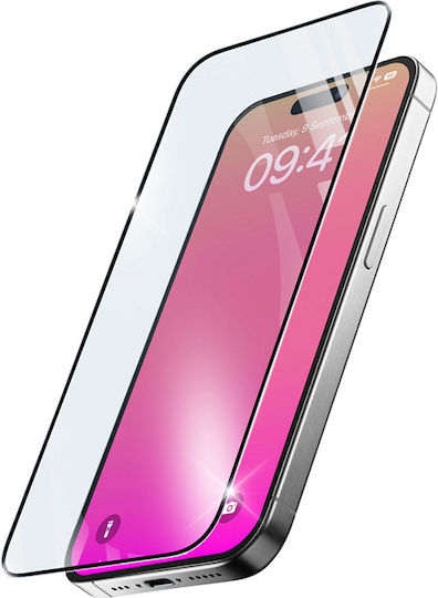Cellular Line Back Cover Gehärtetes Glas für iPhone 17