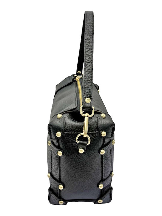Leather Women's Bag Shoulder Black