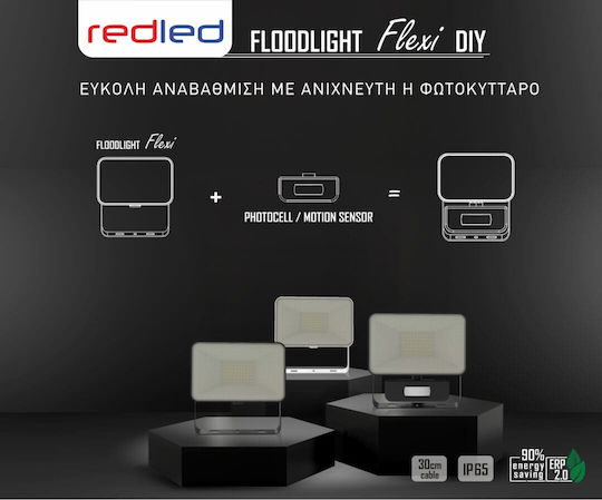 Redled Proiector LED 100W Alb Rece 6500K