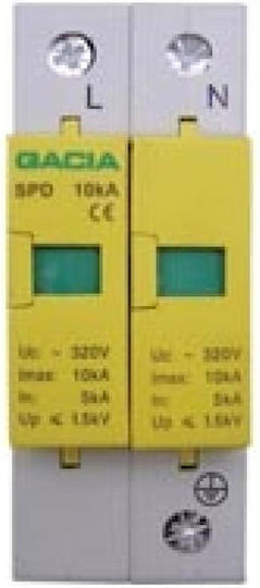 Maxge 2-Poles Inspired T2 Panel Lightning Protection 80kA
