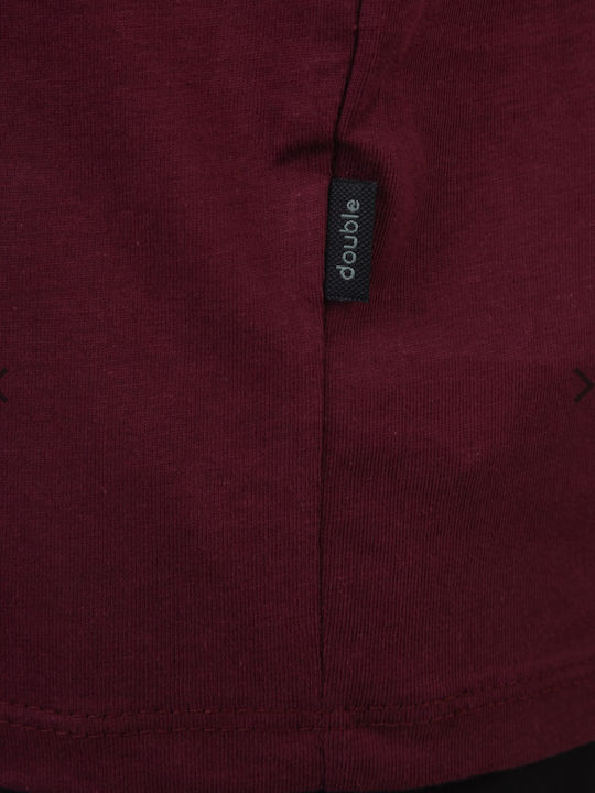 T-Shirt Burgundisch