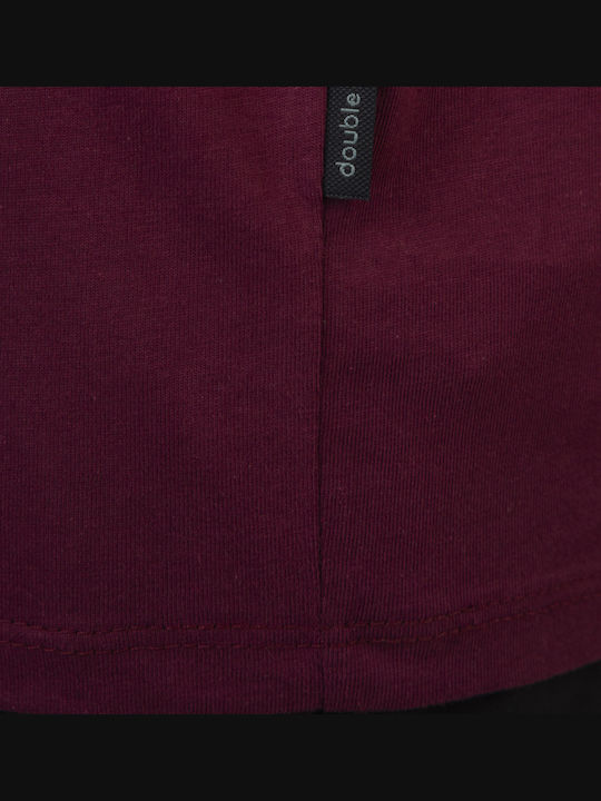 T-Shirt Burgundisch