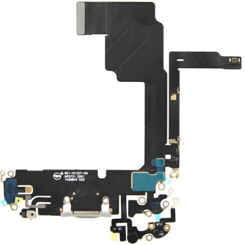 Cablu flexibil cu Port de încărcare în culoarea Alb pentru iPhone 15 Pro