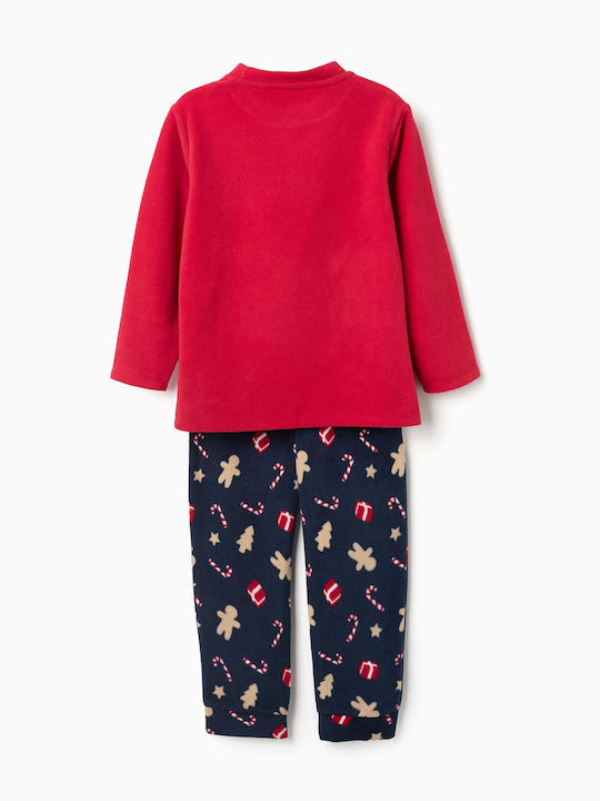 Zippy Παιδική Πιτζάμα Χειμωνιάτικη Fleece Κόκκινο Zippy Παιδική Πιτζάμα Χειμωνιάτικη Fleece Κόκκινο