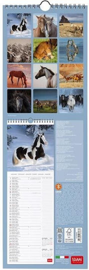 Ημερολογιο Legami 12μηνο Wall Calendar 2026 16x19cm Wild Horses Cal260063