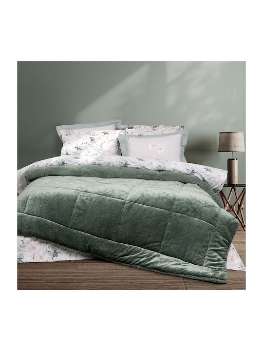 Nima Bettbezug Einzelbett 160x220cm Cira Dark Green 710 GSMGsm