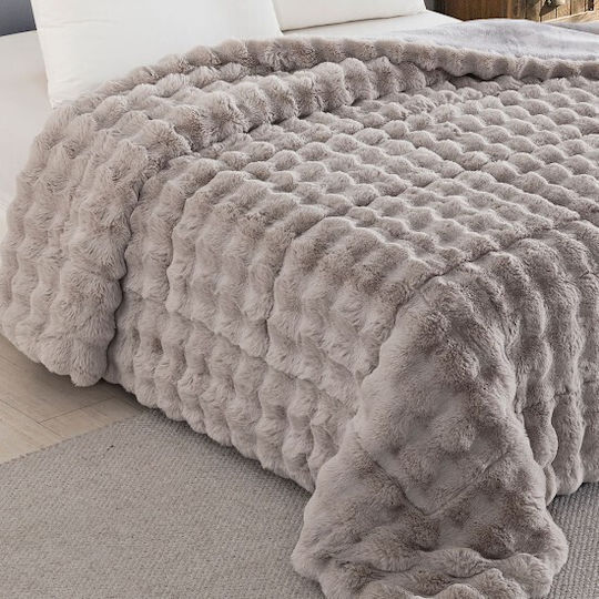 Sunshine Κουβερτοπάπλωμα Υπέρδιπλο 240x250εκ. Rabbit Light Grey