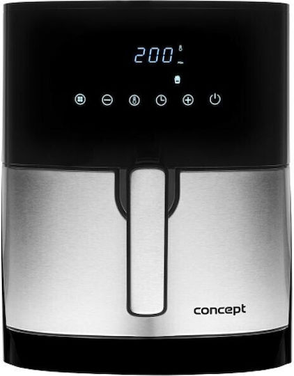 Concept Air Fryer 5.5lt Μαύρο FR5500