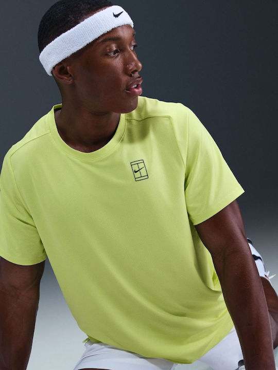 Nike Nikecourt Dri-fit Advantage FZ6910-736 Мъжка Блуза Жълта