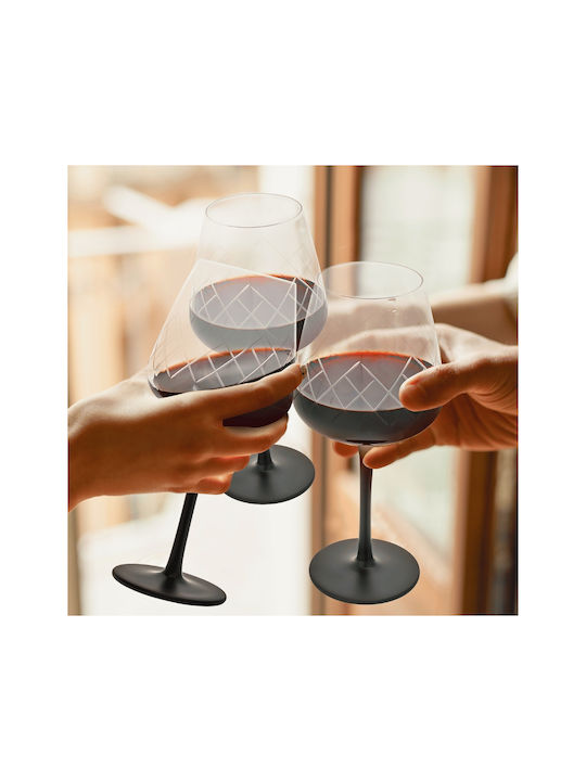 Miamio Set de pahare pentru Vin Alb și Roșu din Sticlă 480ml 4buc