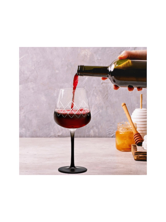 Miamio Set de pahare pentru Vin Alb și Roșu din Sticlă 480ml 4buc