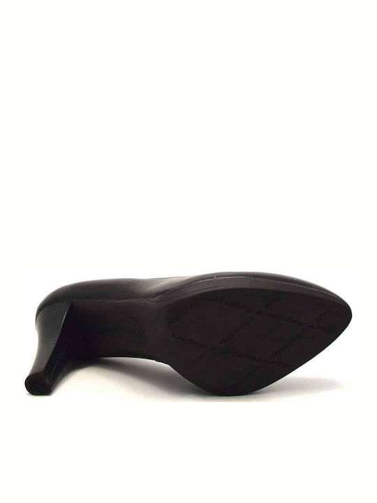 Anatomic Leather Black High Heels