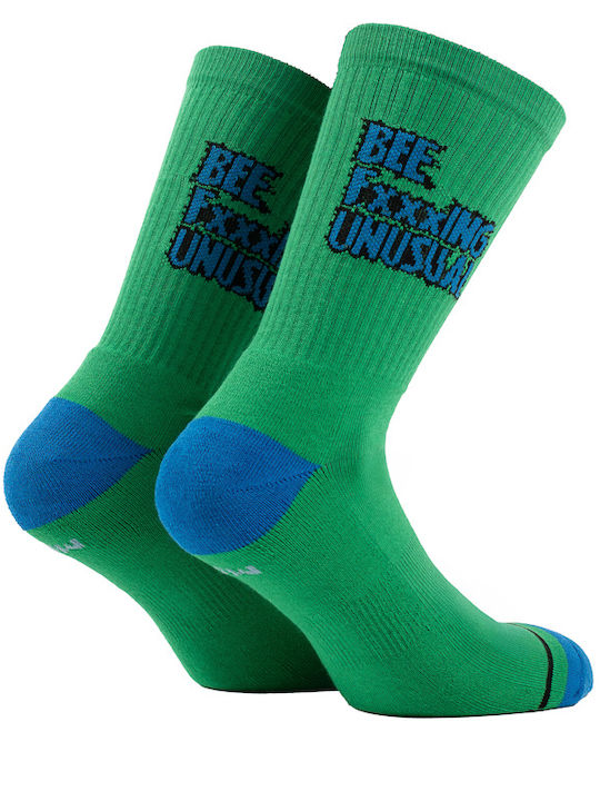 Bee. Unusual. Fxxxing Unusual Κάλτσες Green