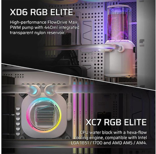 Corsair Icue Link Cooling Kit Λευκό