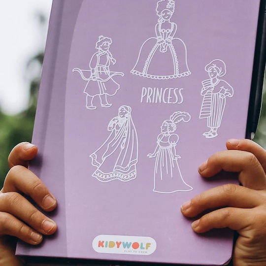 Kidywolf Таблет За Рисуване LCD Екран 30 Карти Princess