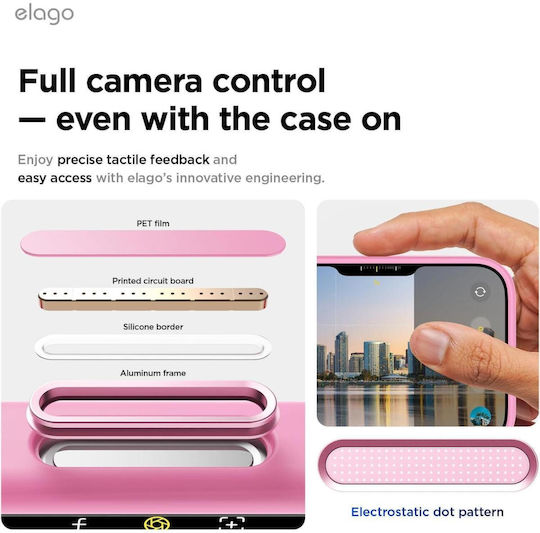 Elago Umschlag Rückseite Silikon Rosa (iPhone 17)