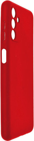 Ancus Samsung A13 A136f Umschlag Rückseite Silikon / Kunststoff Rot (Galaxy A04s)