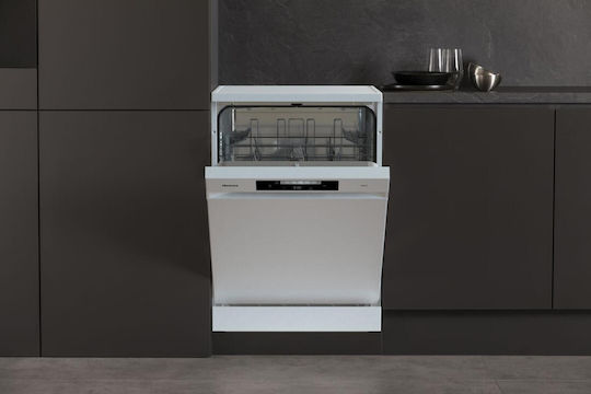 Hisense Freistehender Geschirrspüler für 14 Gedecke B60xH85cm Weiß