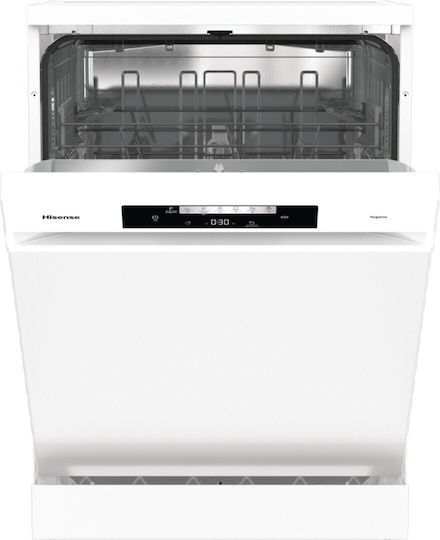 Hisense Freistehender Geschirrspüler für 14 Gedecke B60xH85cm Weiß