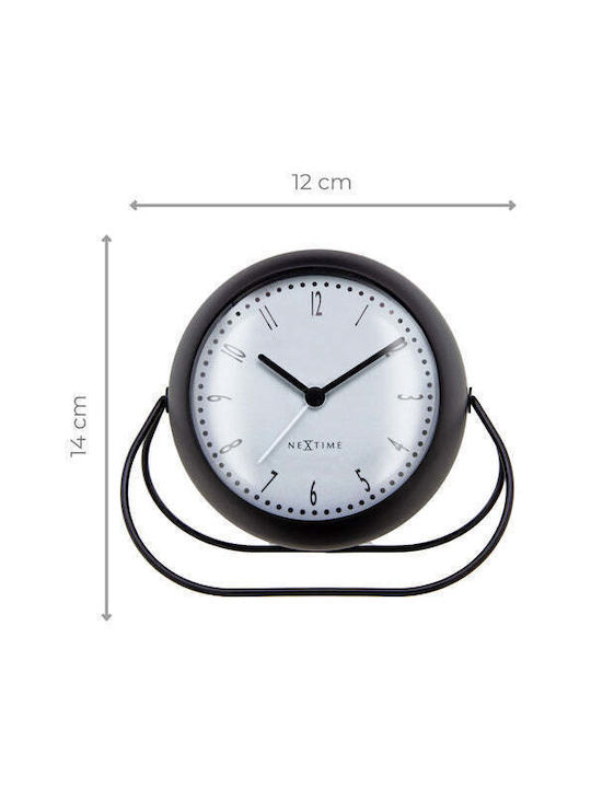 Nextime Επιτραπέζιο Ρολόι με Ξυπνητήρι Λευκό 5245ZW