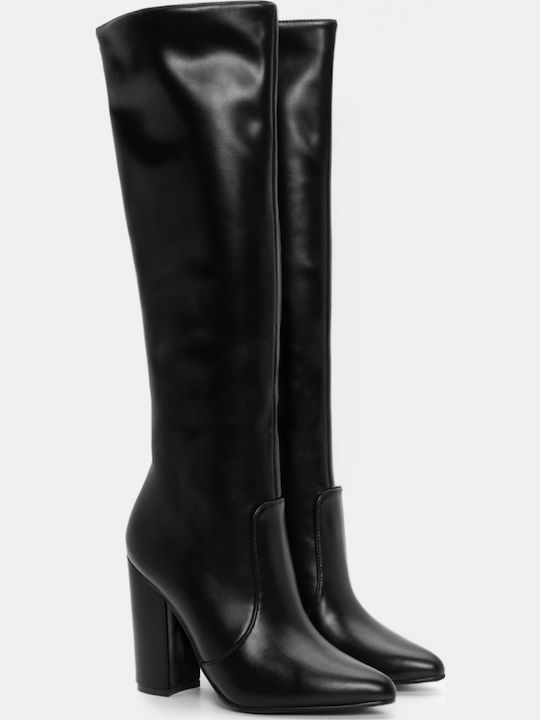 Leather Women's Boots Black