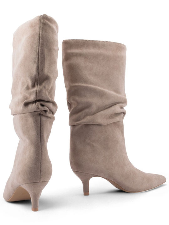 Suede Women's Boots Brown