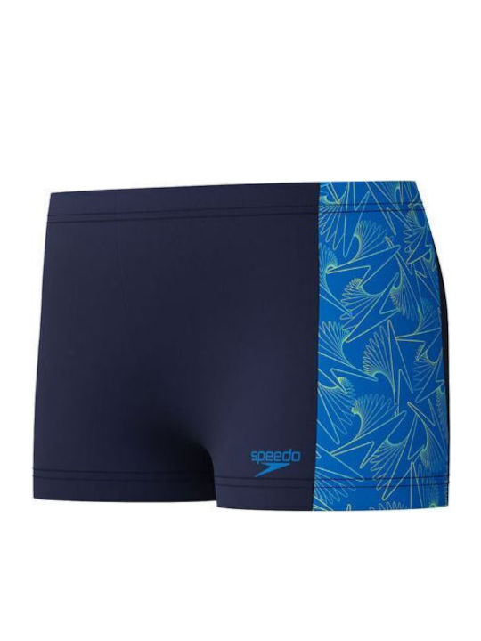 Speedo Hyperboom Panel Kids Swimwear Swim Shorts Blue