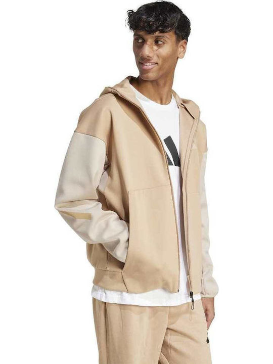 Z.n.e. Sweatshirt with Hood Sand