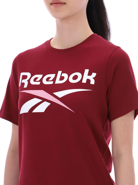Classic Γυναικεία Μπλούζα Κοντομάνικη Classic Burgundy